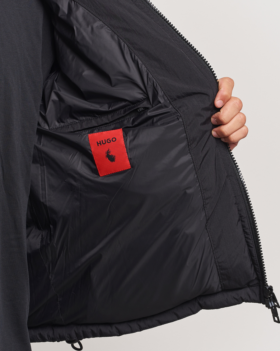 Homme | Manteaux Et Vestes | HUGO | Bironto Hooded Puffer Jacket Black