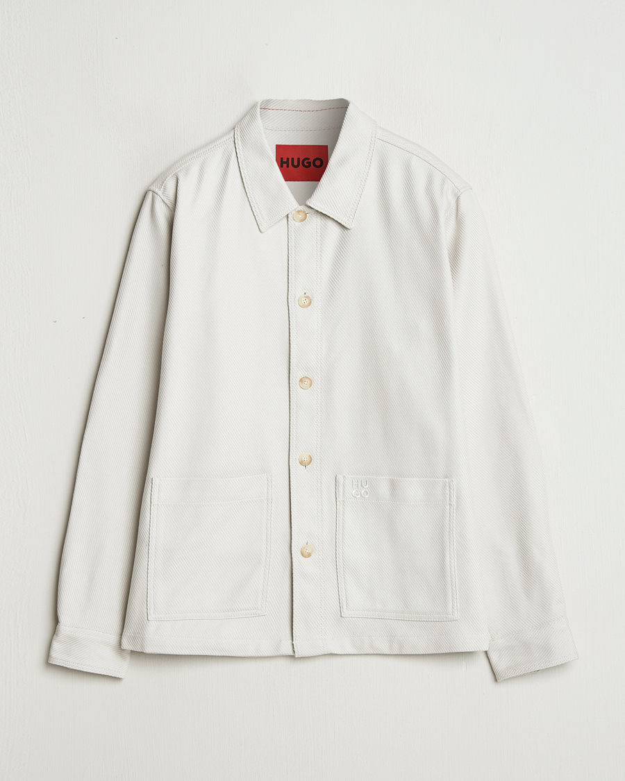 Homme | Chemises | HUGO | Ekrel Overshirt Off White
