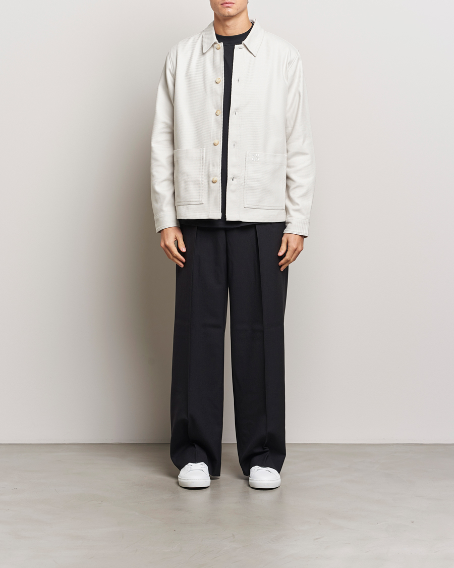 Homme | Chemises | HUGO | Ekrel Overshirt Off White