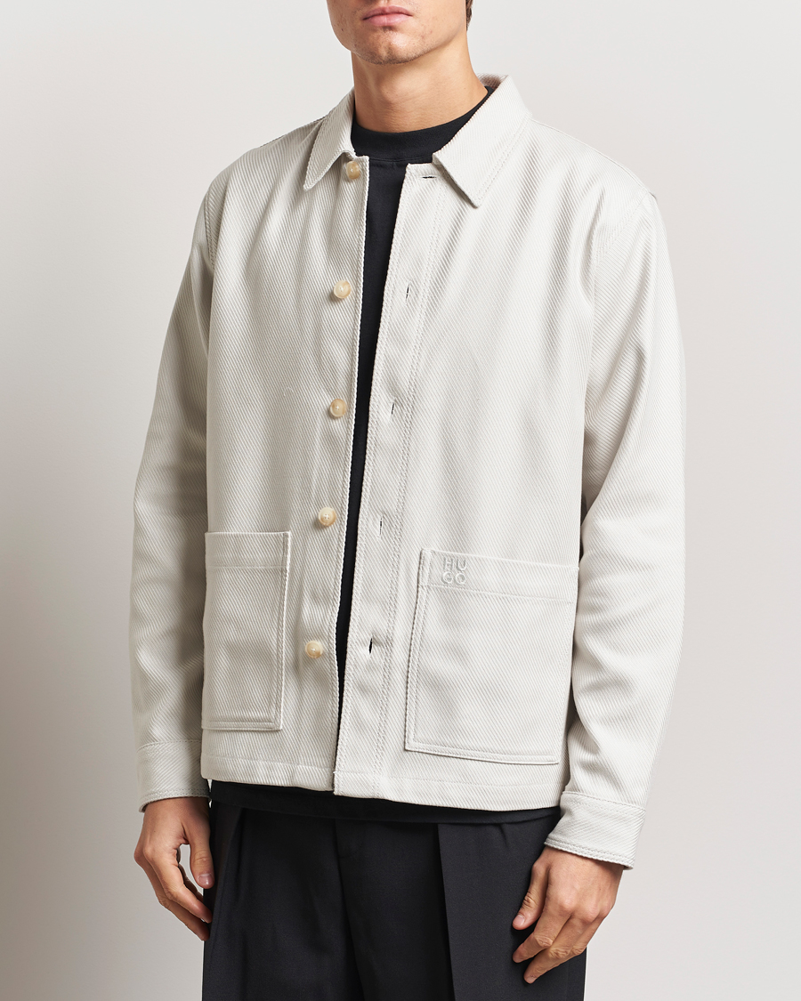 Homme | Chemises | HUGO | Ekrel Overshirt Off White