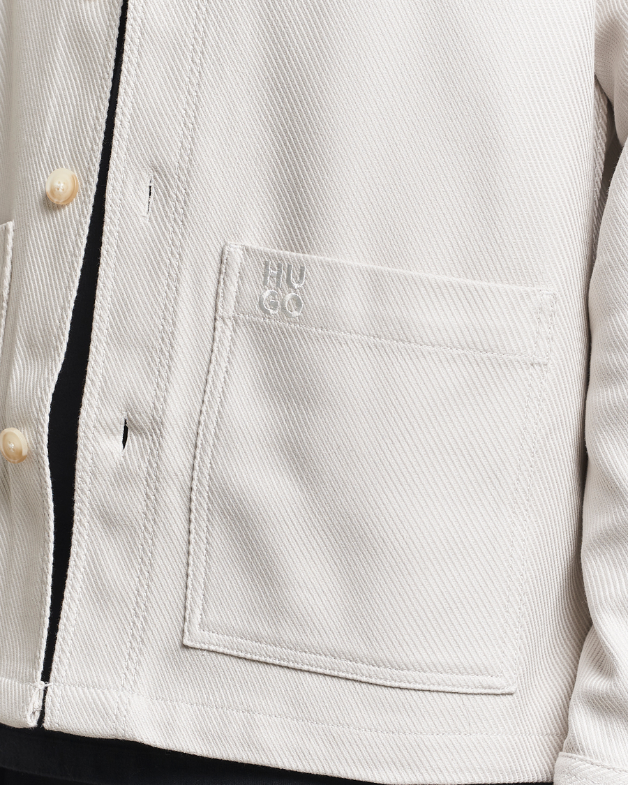 Homme | Chemises | HUGO | Ekrel Overshirt Off White