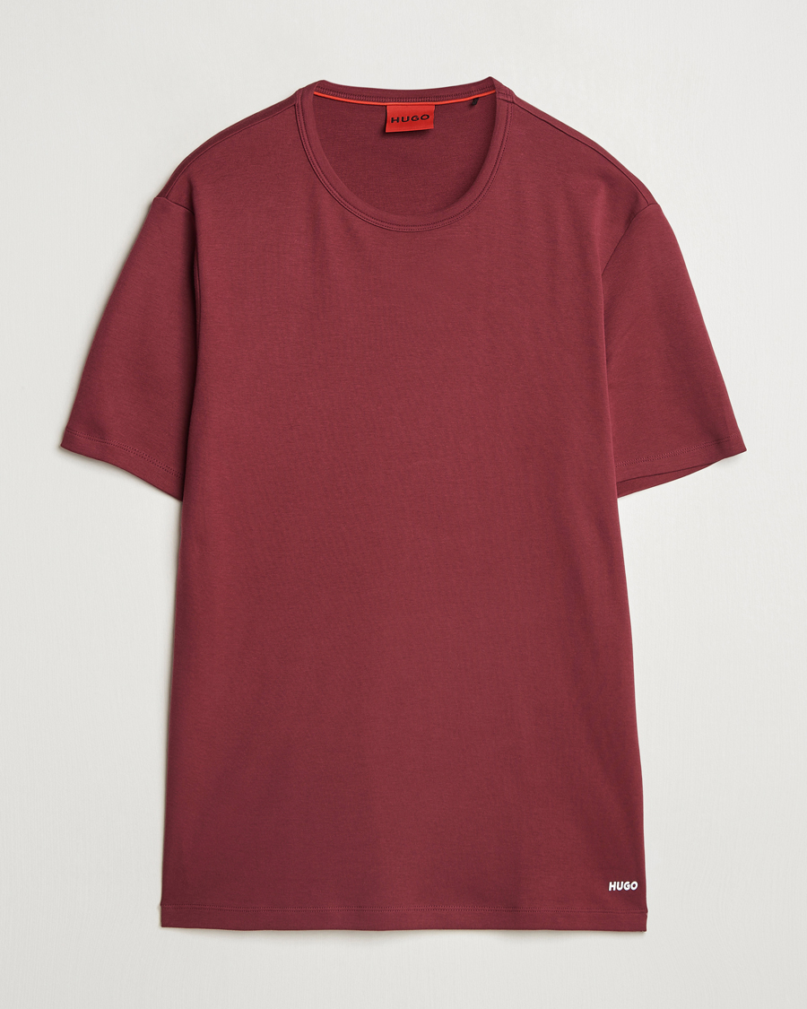 Homme | T-shirts | HUGO | Dozy Crew Neck T-Shirt Dark Red