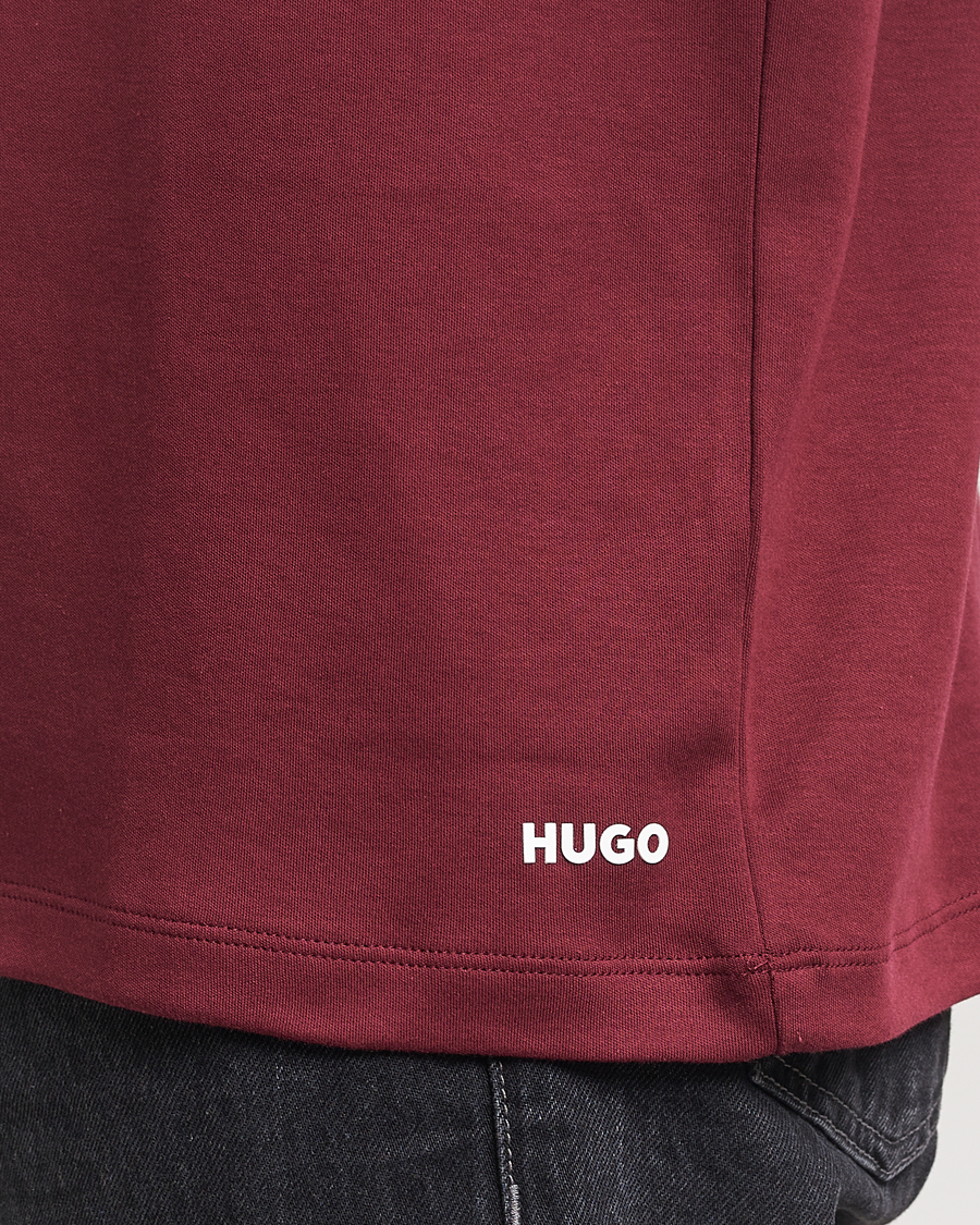 Homme | T-shirts | HUGO | Dozy Crew Neck T-Shirt Dark Red