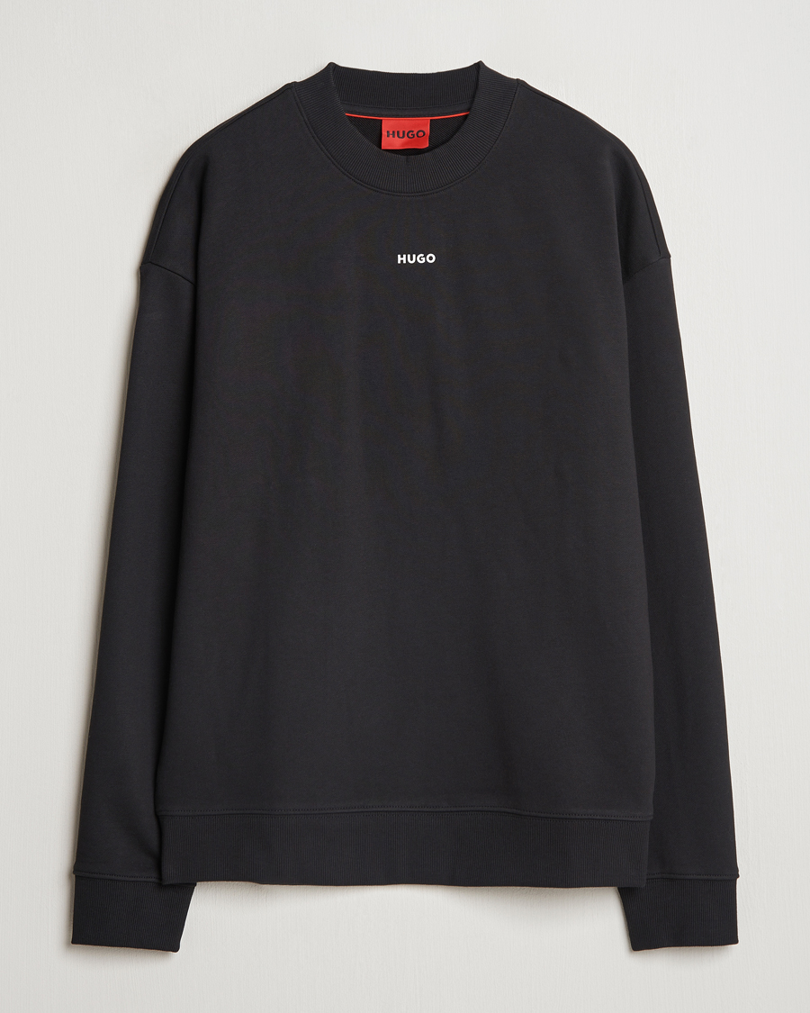 Homme | Pulls Et Tricots | HUGO | Dapo Crew Neck Sweatshirt Black