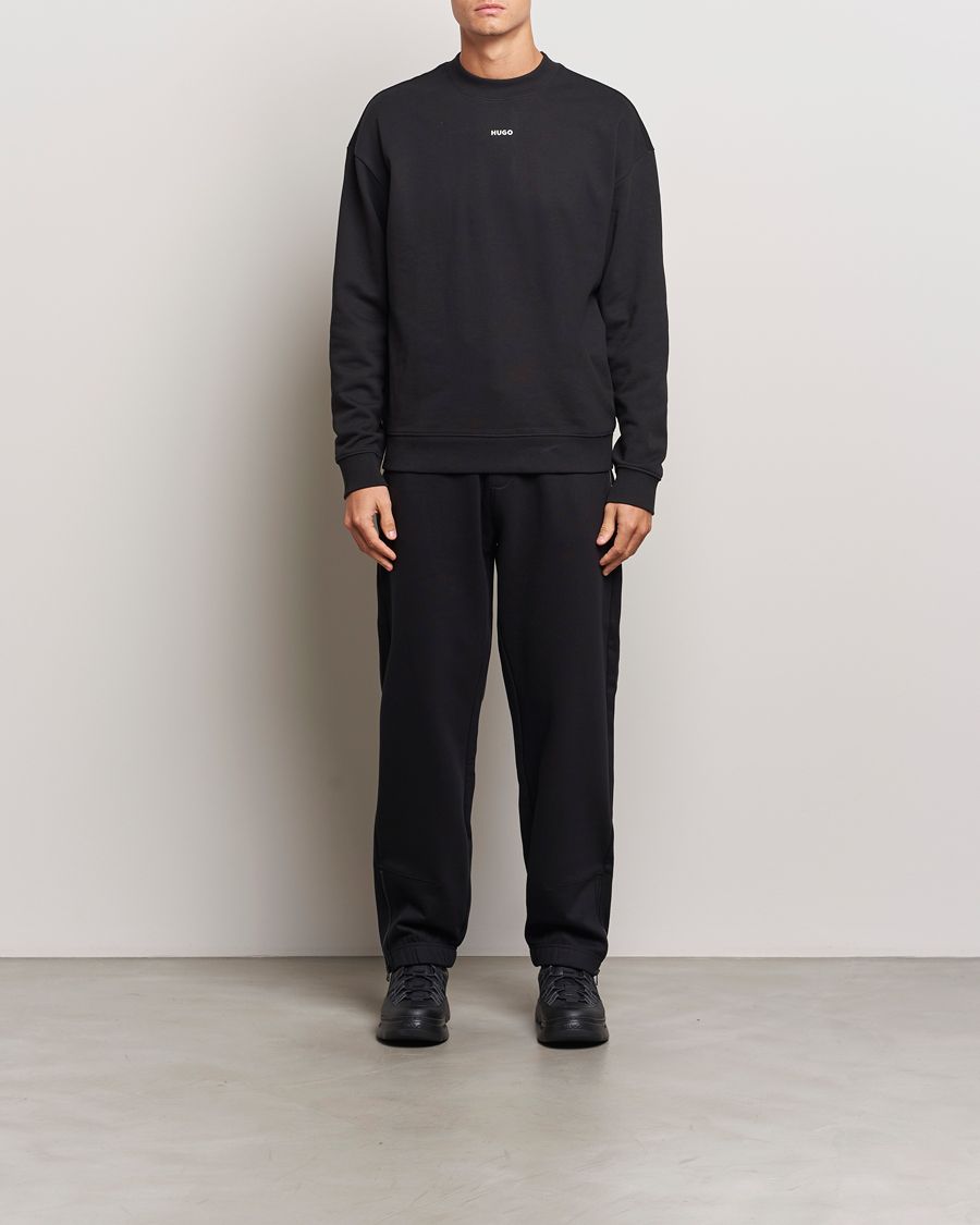 Homme | Pulls Et Tricots | HUGO | Dapo Crew Neck Sweatshirt Black