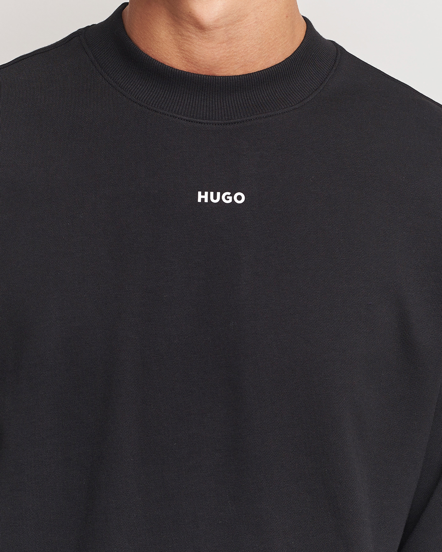 Homme | Pulls Et Tricots | HUGO | Dapo Crew Neck Sweatshirt Black