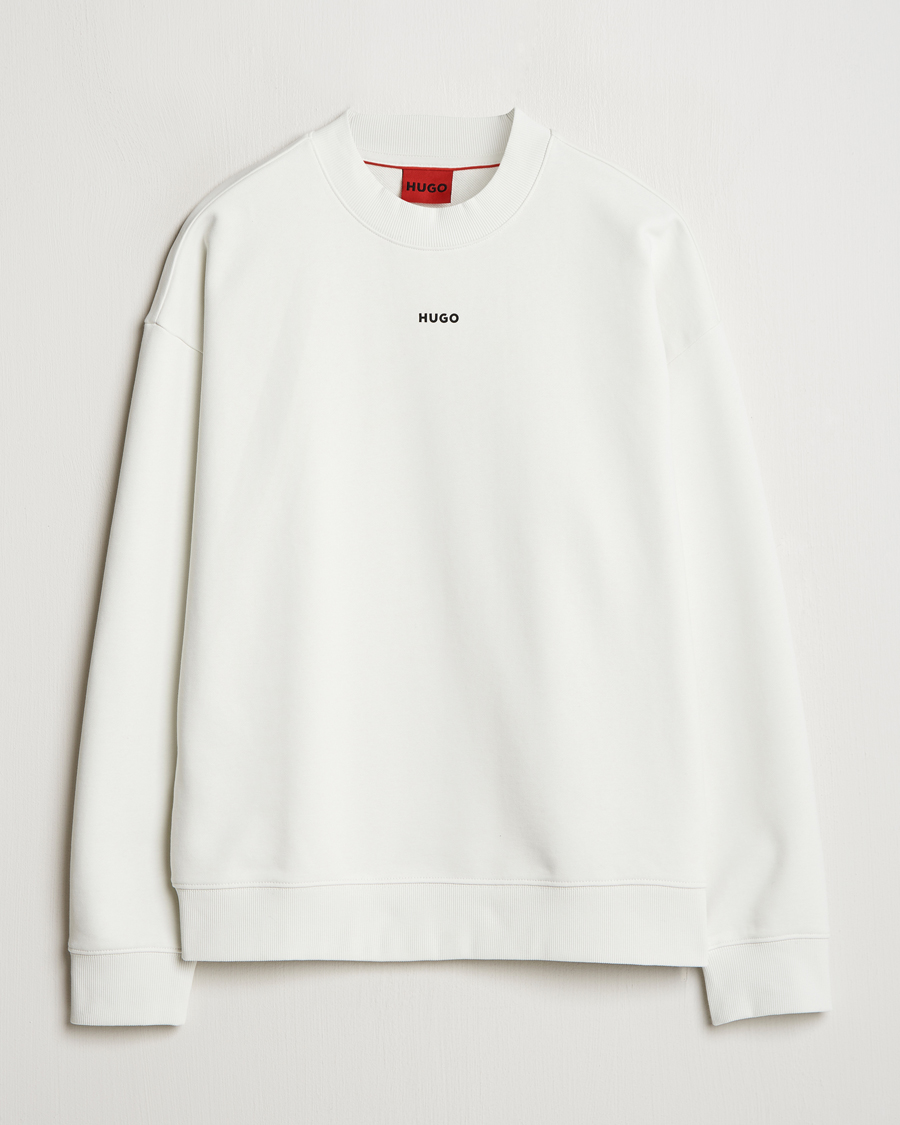 Homme | Pulls Et Tricots | HUGO | Dapo Crew Neck Sweatshirt Off White