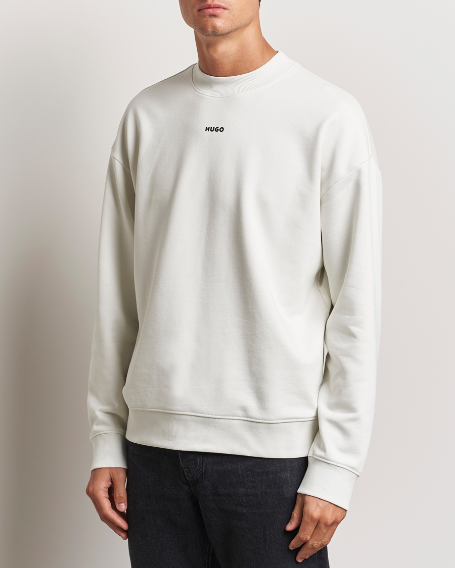 Homme | Pulls Et Tricots | HUGO | Dapo Crew Neck Sweatshirt Off White