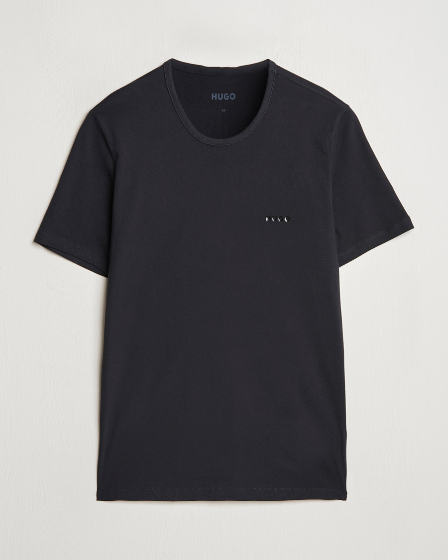 Homme | T-shirts | HUGO | 3-Pack Crew Neck T-Shirt Black