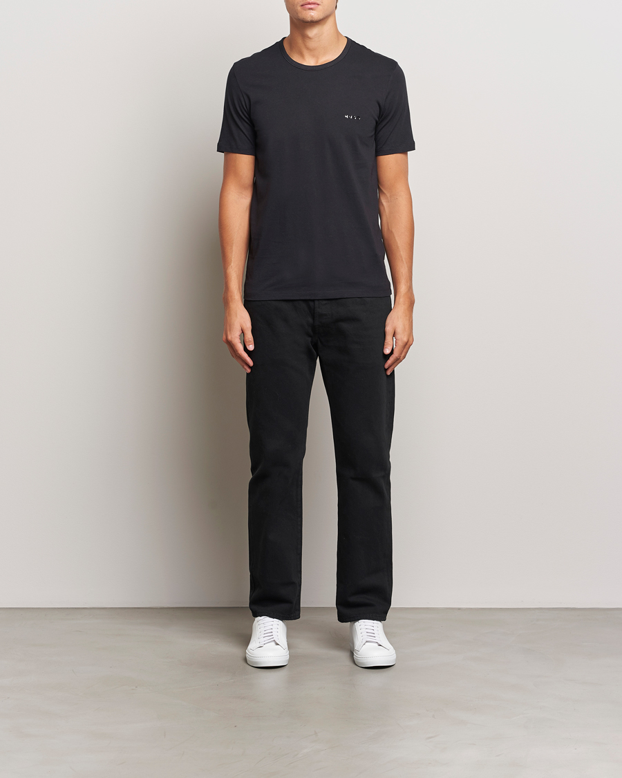 Homme | T-shirts | HUGO | 3-Pack Crew Neck T-Shirt Black
