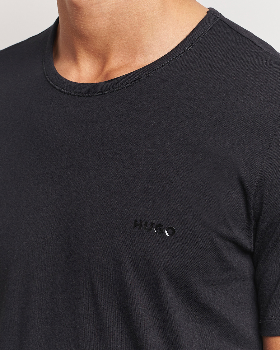 Homme | T-shirts | HUGO | 3-Pack Crew Neck T-Shirt Black
