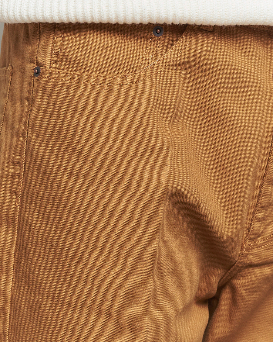 Homme | Pantalons | Jeanerica | VM009 Vega Canvas Trousers Brown