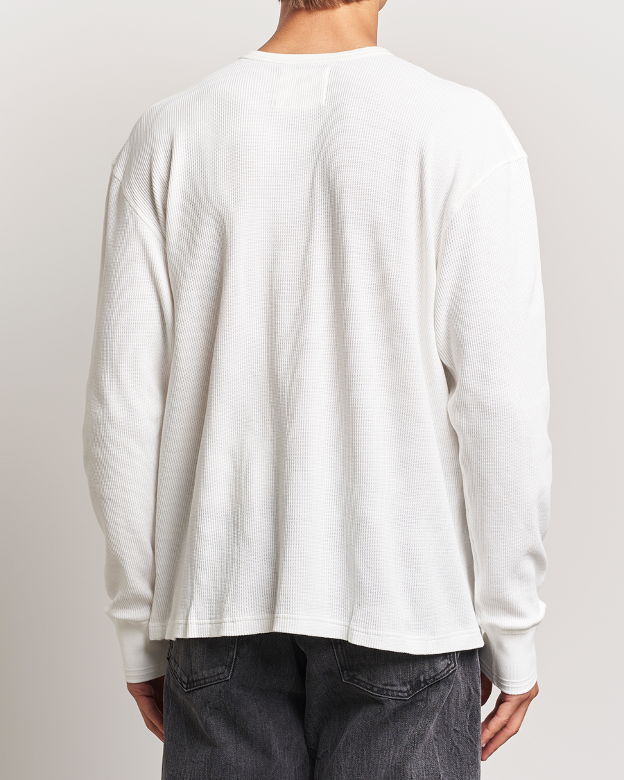 Homme | Pulls Et Tricots | Jeanerica | Jean Waflle Texture Sweater Natural White