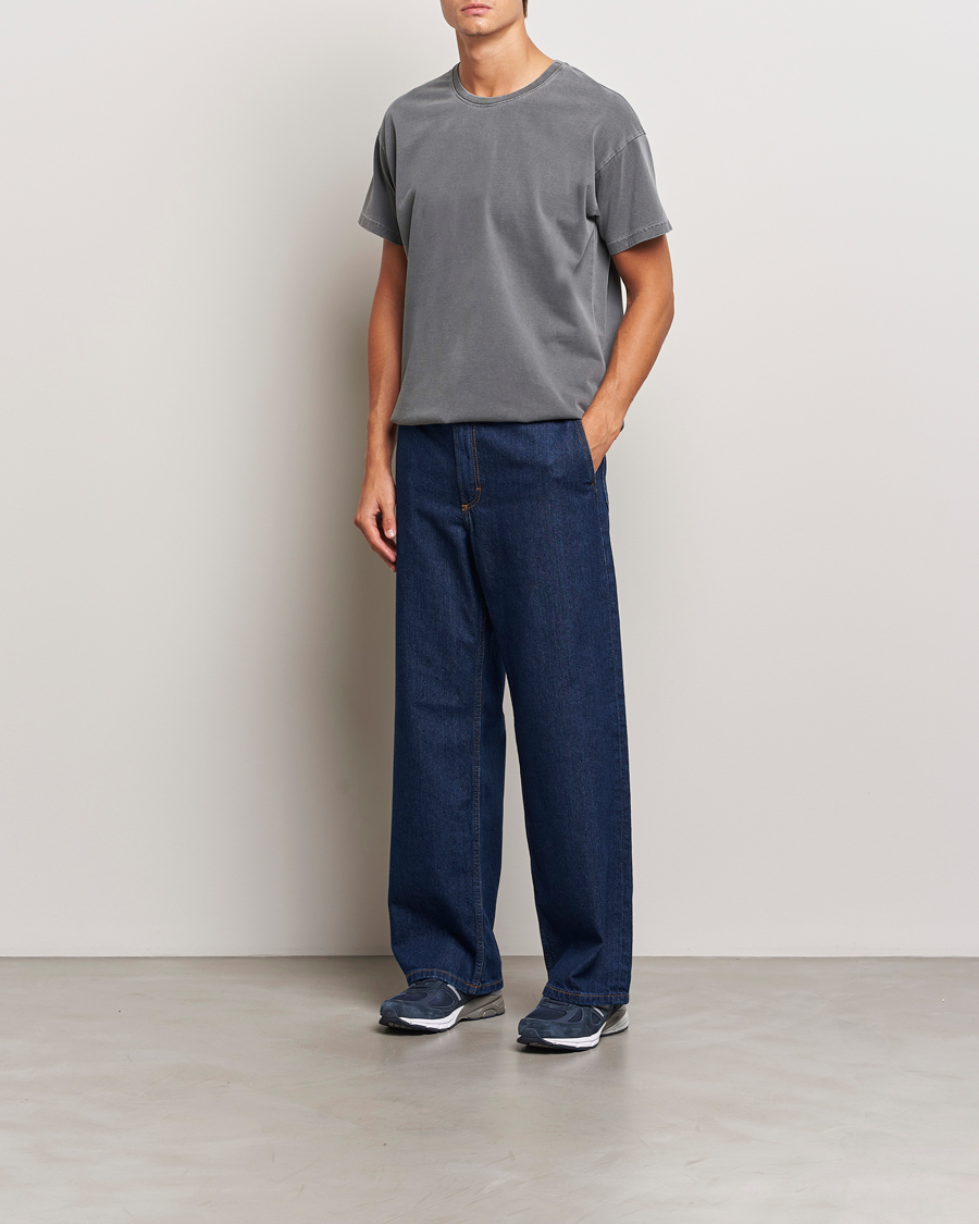 Homme | T-shirts | Jeanerica | Ruben Crew Neck T-Shirt Washed Black