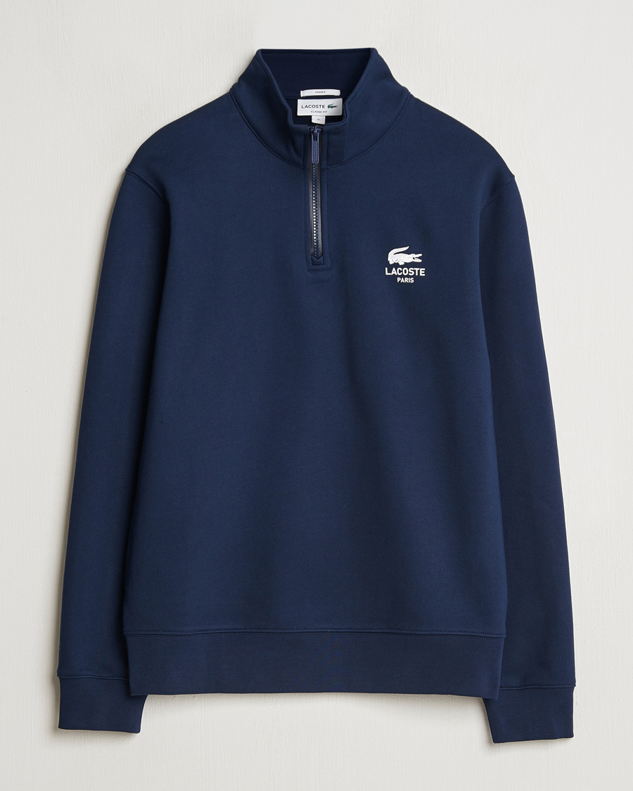 Homme | Pulls Et Tricots | Lacoste | Paris Half Zip Sweatshirt Navy