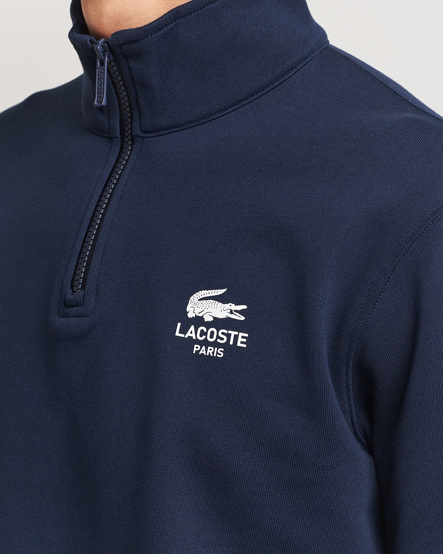 Homme | Pulls Et Tricots | Lacoste | Paris Half Zip Sweatshirt Navy