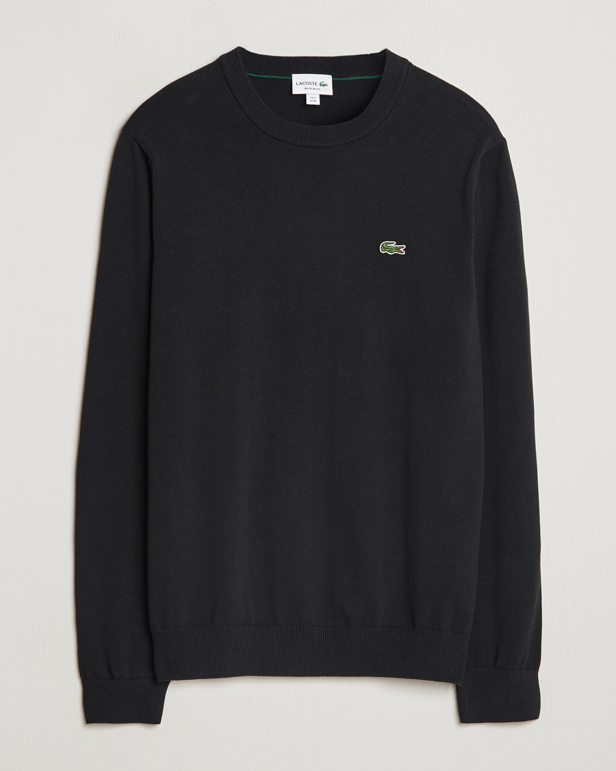 Homme | Pulls Et Tricots | Lacoste | Cotton Knitted Sweater Black