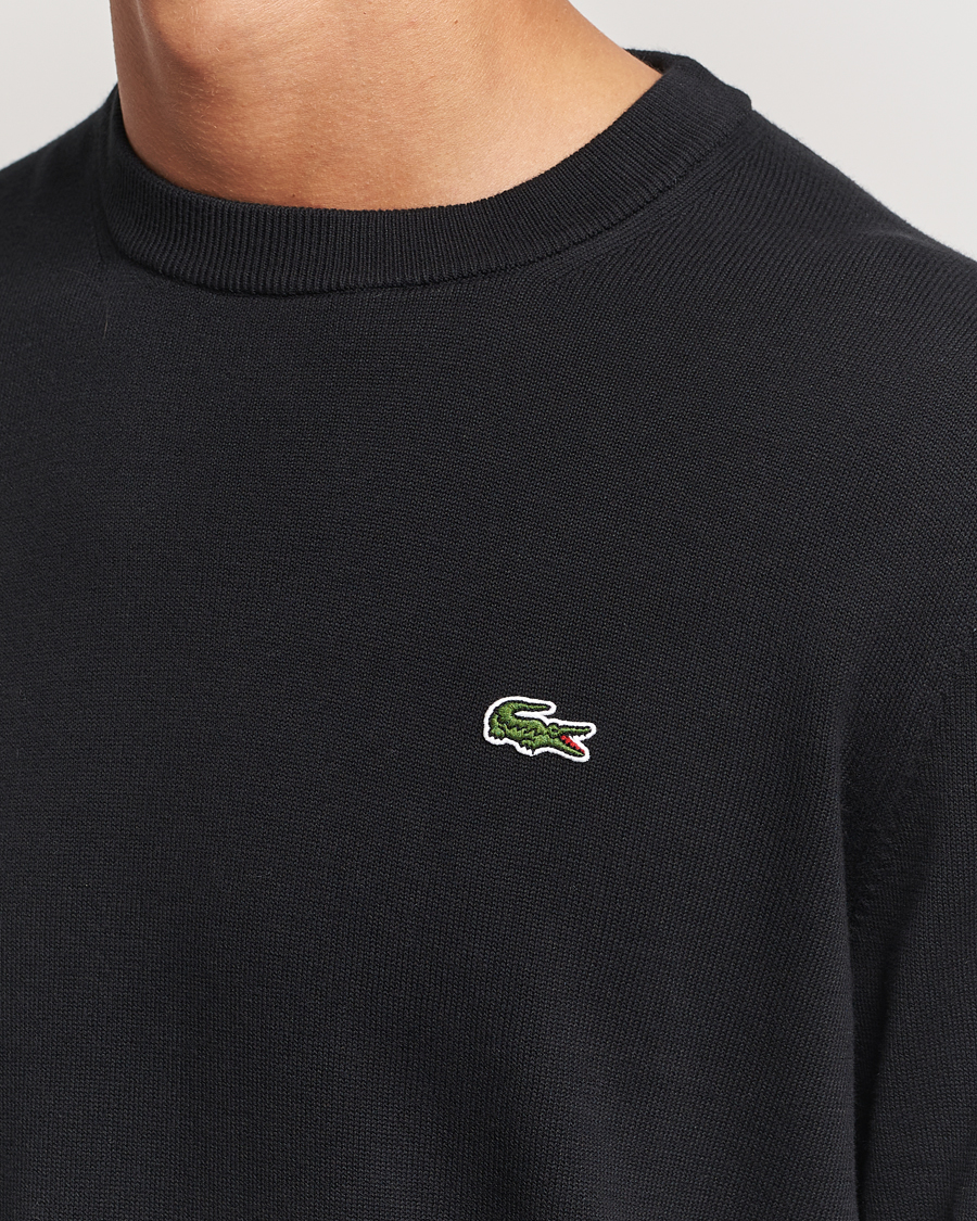 Homme | Pulls Et Tricots | Lacoste | Cotton Knitted Sweater Black