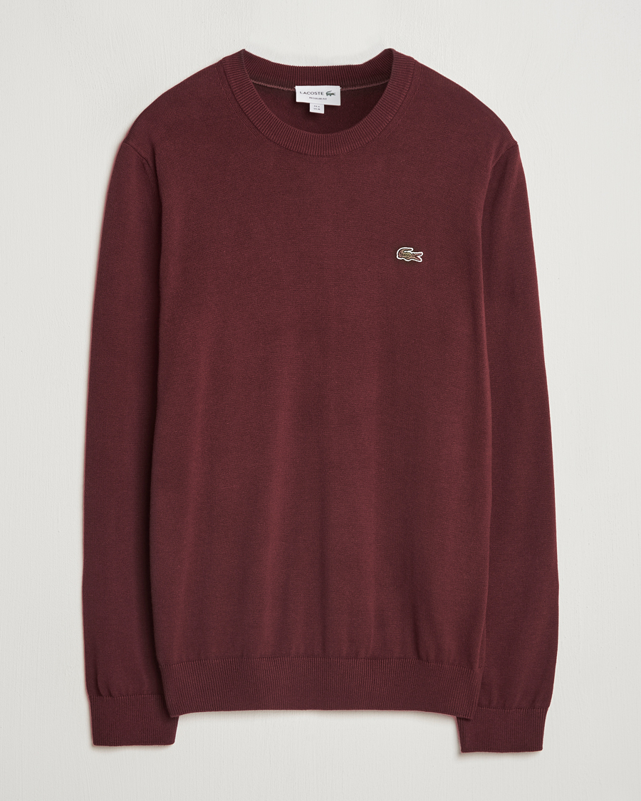Homme | Pulls Et Tricots | Lacoste | Cotton Knitted Sweater Espresso