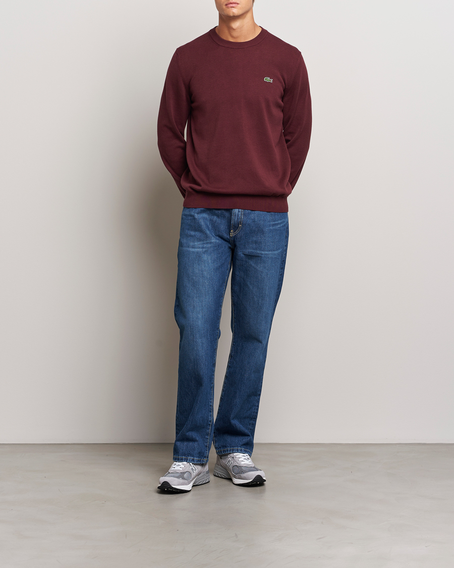 Homme | Pulls Et Tricots | Lacoste | Cotton Knitted Sweater Espresso