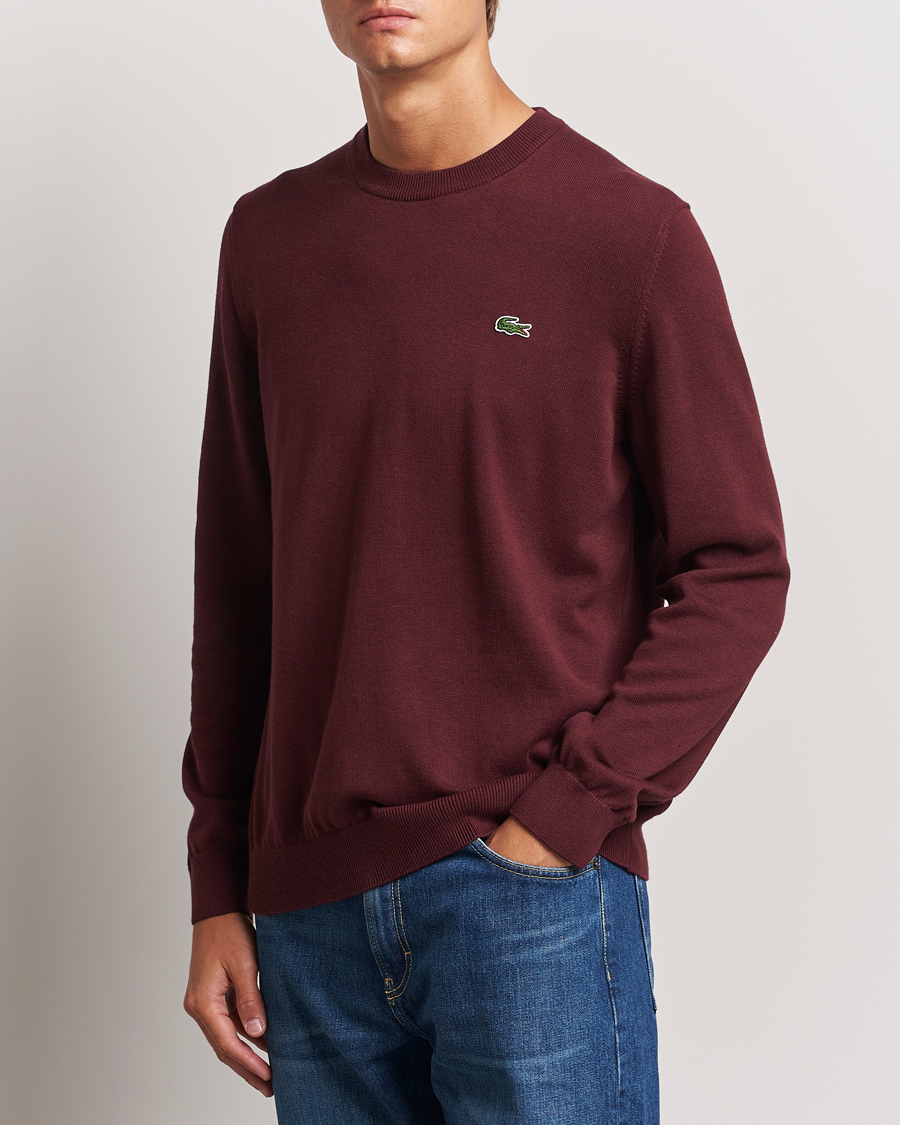 Homme | Pulls Et Tricots | Lacoste | Cotton Knitted Sweater Espresso