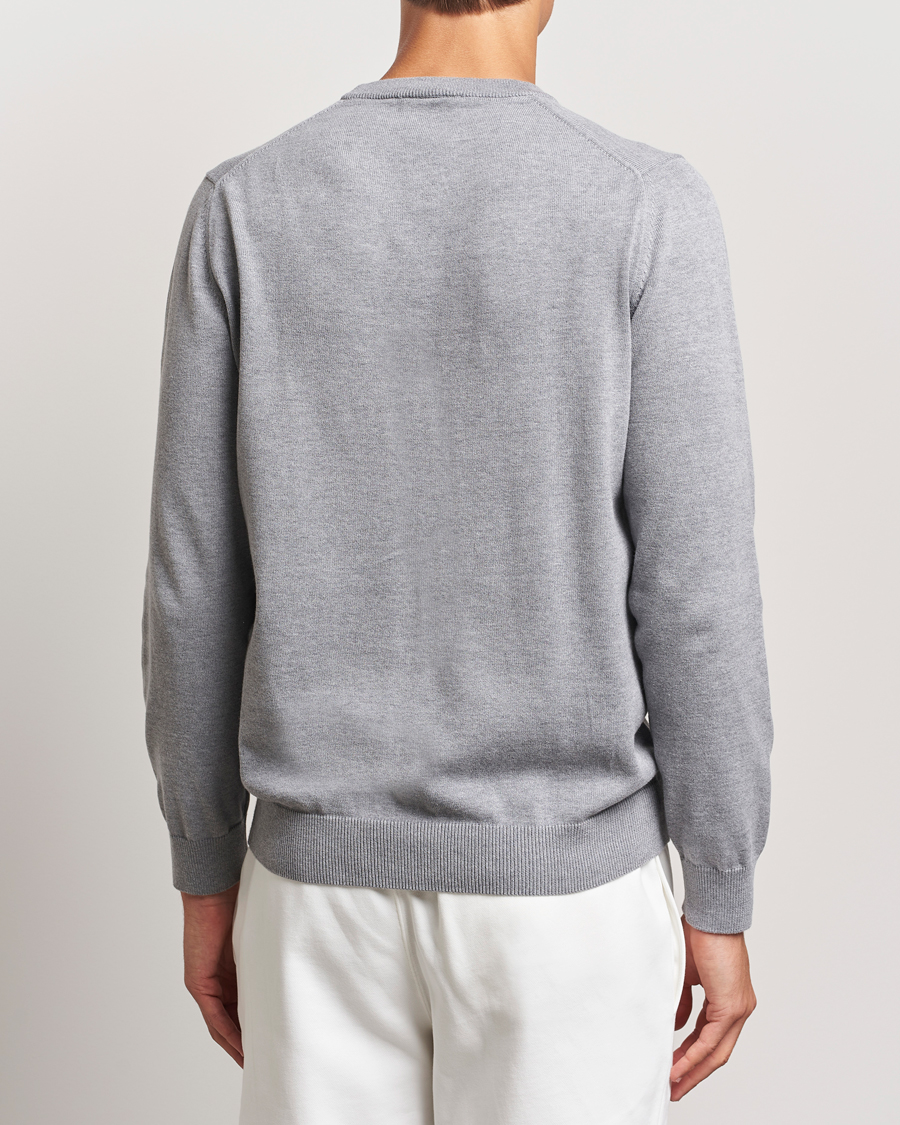 Homme | Pulls Et Tricots | Lacoste | Cotton Knitted Sweater Silver Chine