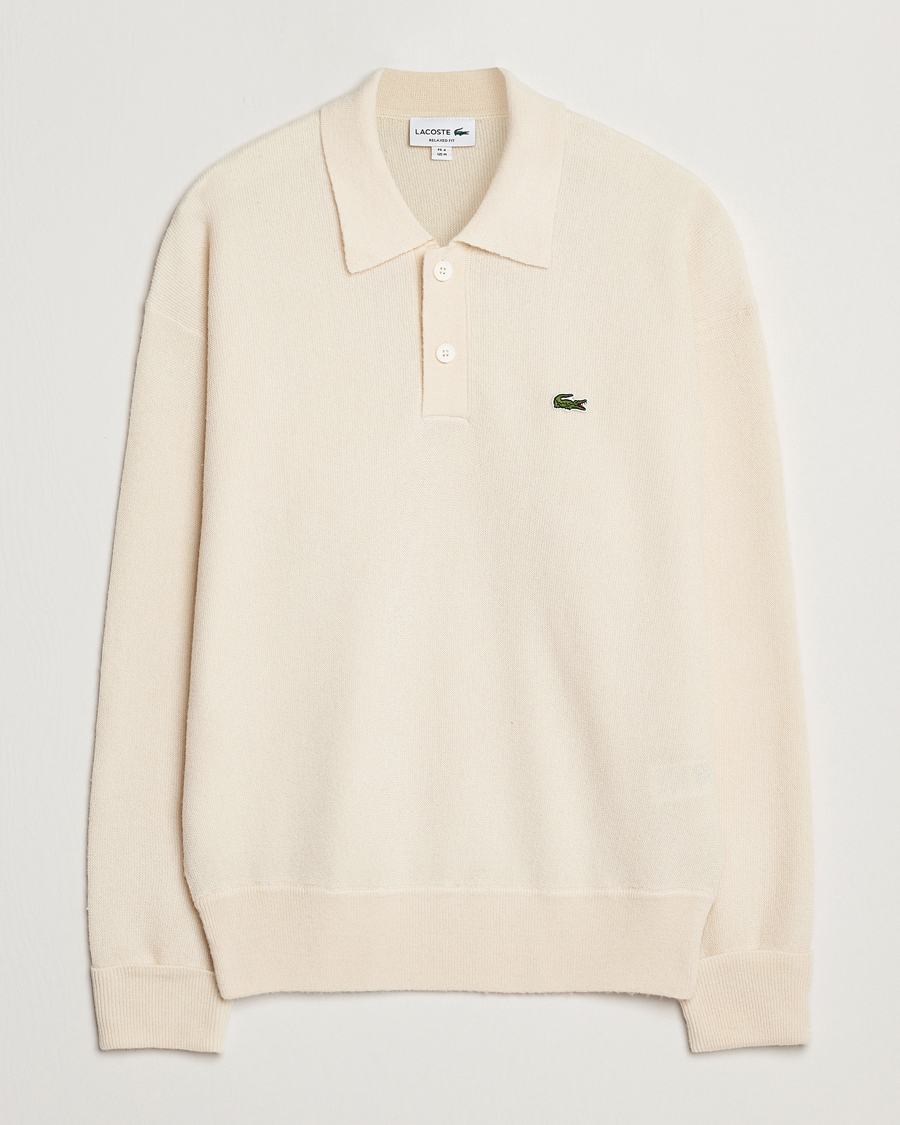 Homme | Pulls Et Tricots | Lacoste | Carded Wool Polo Lapland