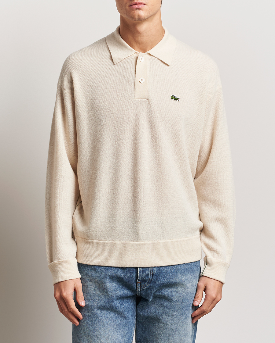 Homme | Pulls Et Tricots | Lacoste | Carded Wool Polo Lapland