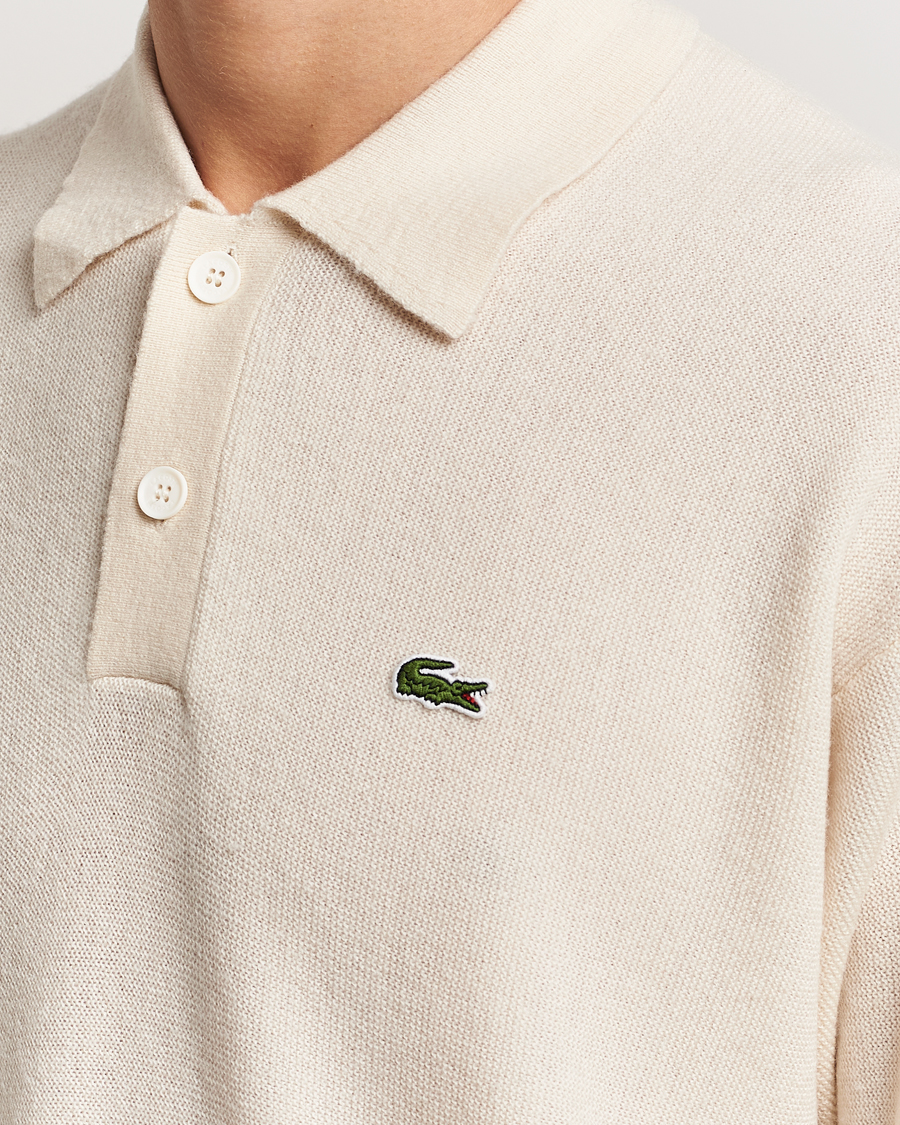 Homme | Pulls Et Tricots | Lacoste | Carded Wool Polo Lapland