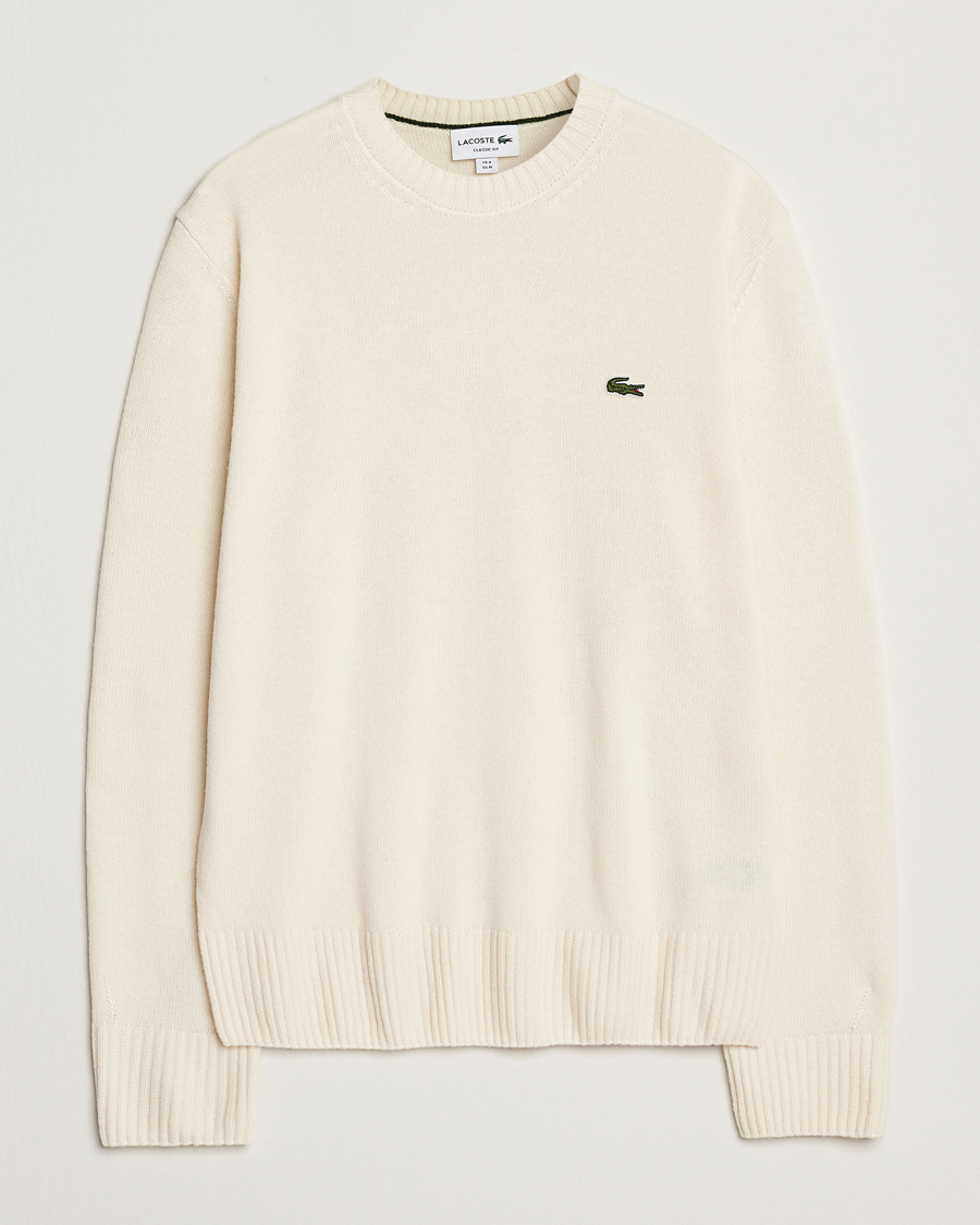 Homme | Pulls Et Tricots | Lacoste | Carded Wool Crew Neck Lapland