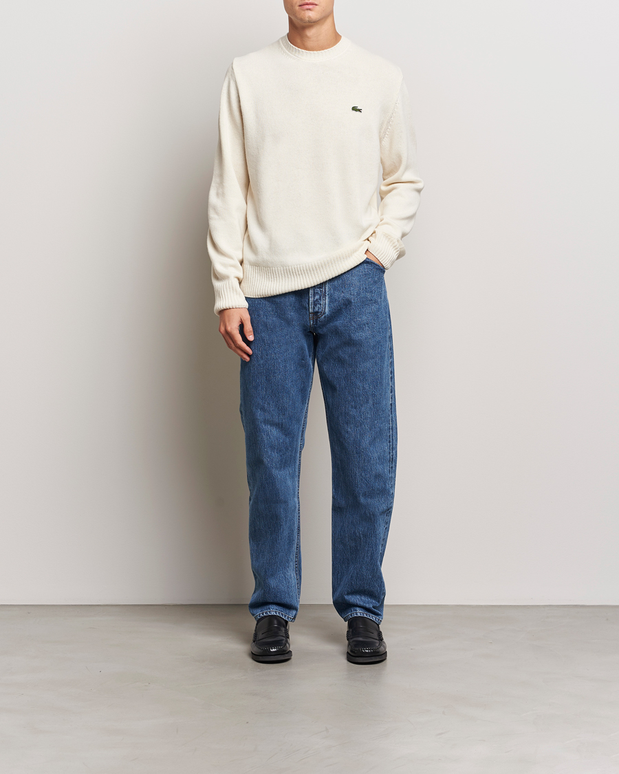 Homme | Pulls Et Tricots | Lacoste | Carded Wool Crew Neck Lapland