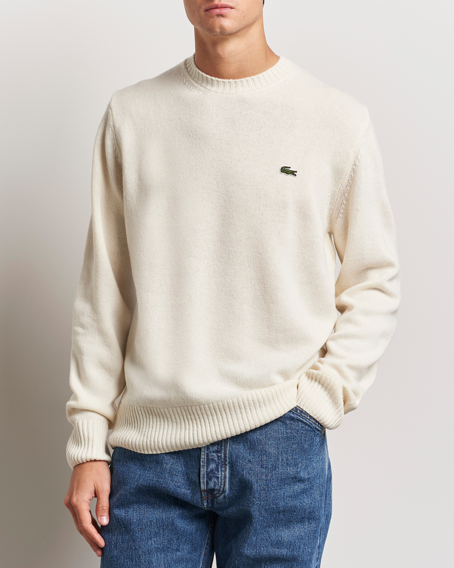 Homme | Pulls Et Tricots | Lacoste | Carded Wool Crew Neck Lapland