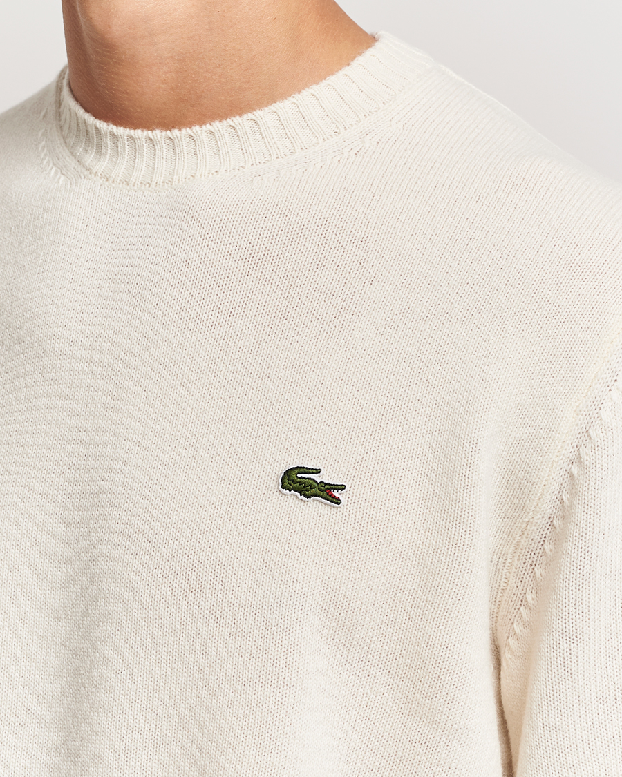 Homme | Pulls Et Tricots | Lacoste | Carded Wool Crew Neck Lapland