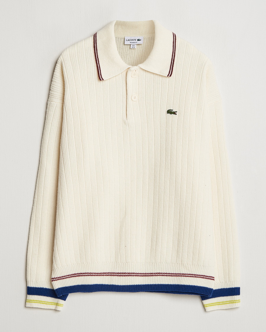 Homme | Pulls Et Tricots | Lacoste | Retro Tennis Wool Polo Lapland