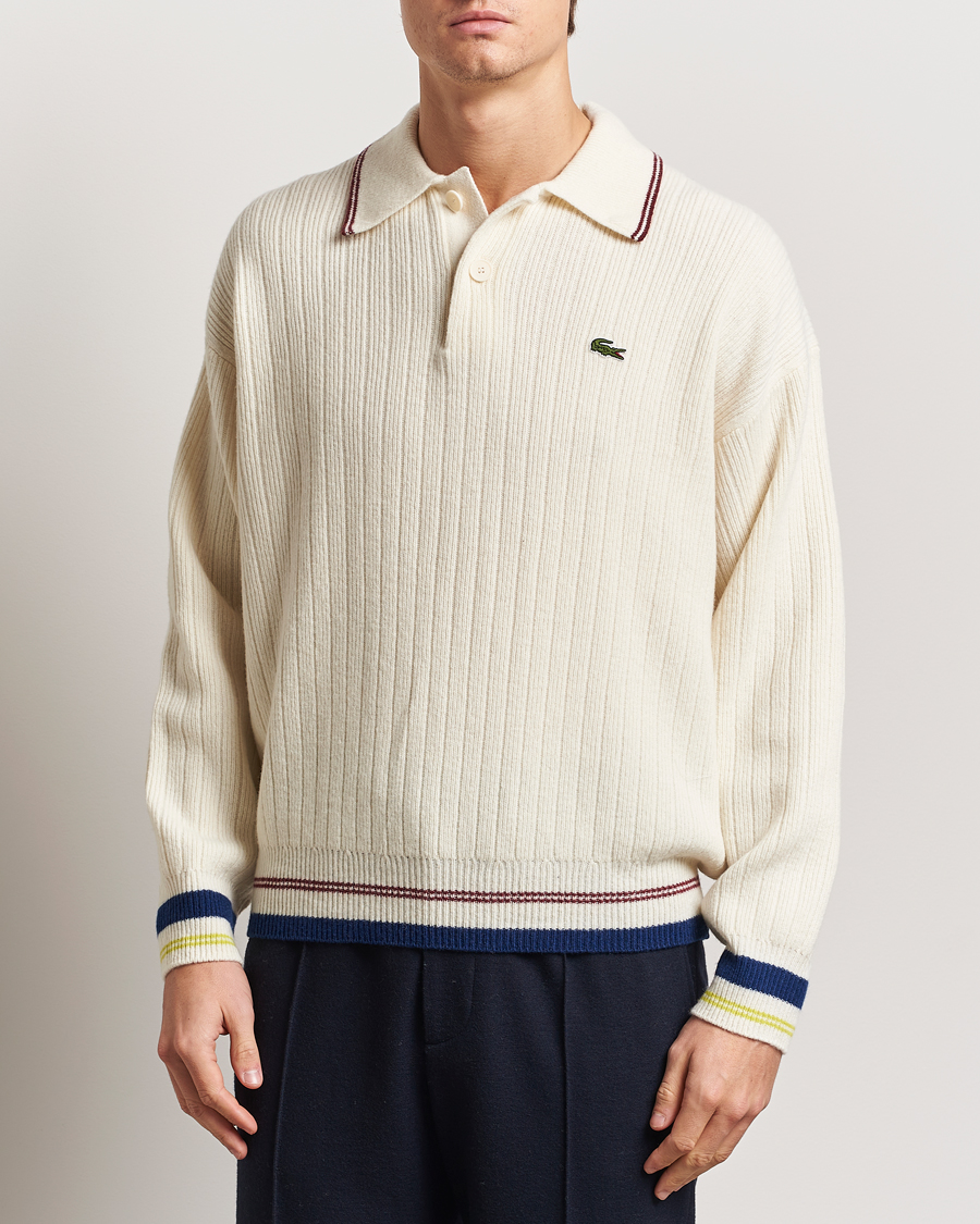 Homme | Pulls Et Tricots | Lacoste | Retro Tennis Wool Polo Lapland