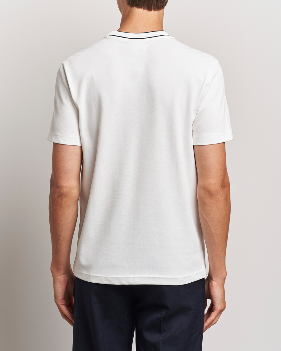 Homme | T-shirts | Lacoste | Contrast Rib Piqué T-Shirt Flour