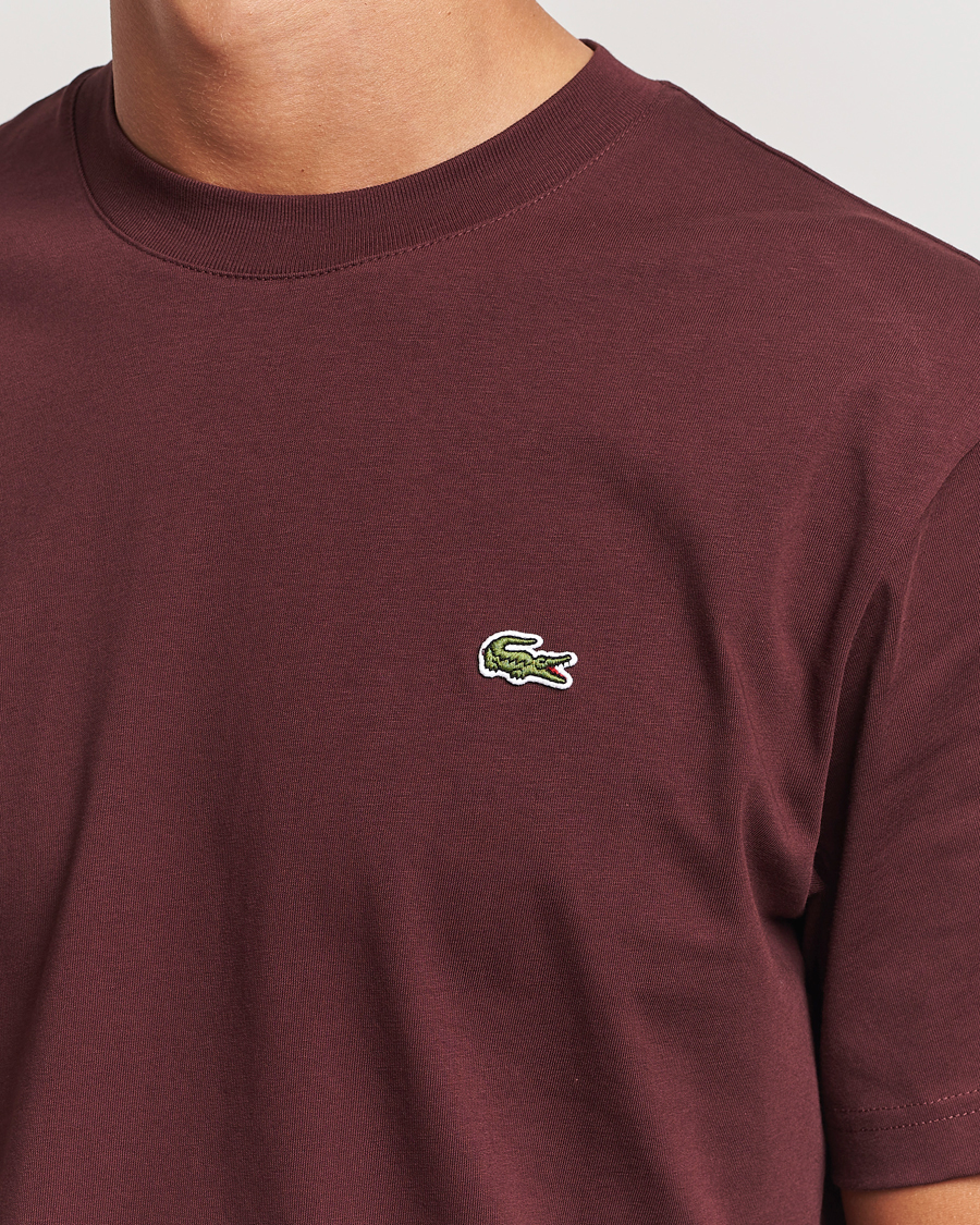 Homme | T-shirts | Lacoste | Crew Neck T-Shirt Espresso