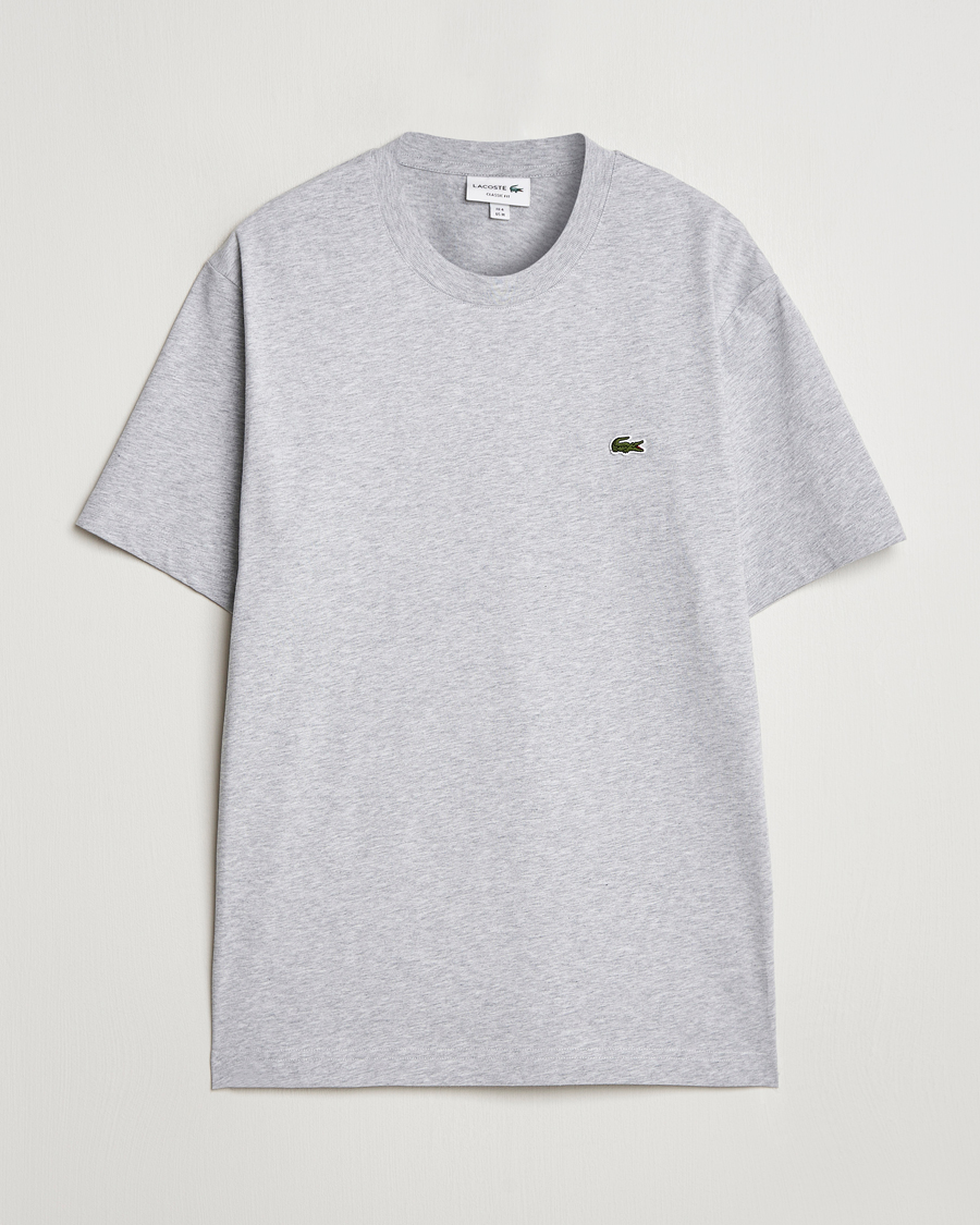 Homme | T-shirts | Lacoste | Crew Neck T-Shirt Silver Chine