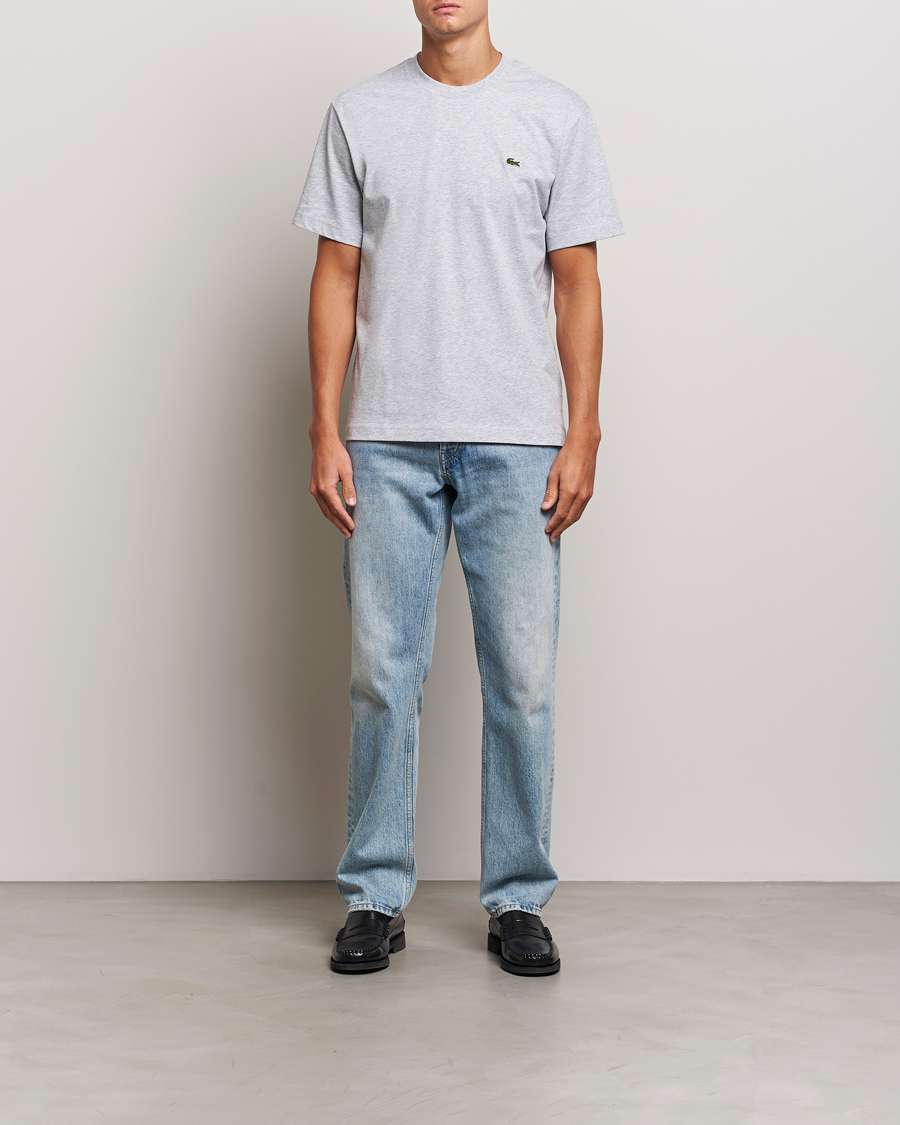 Homme | T-shirts | Lacoste | Crew Neck T-Shirt Silver Chine