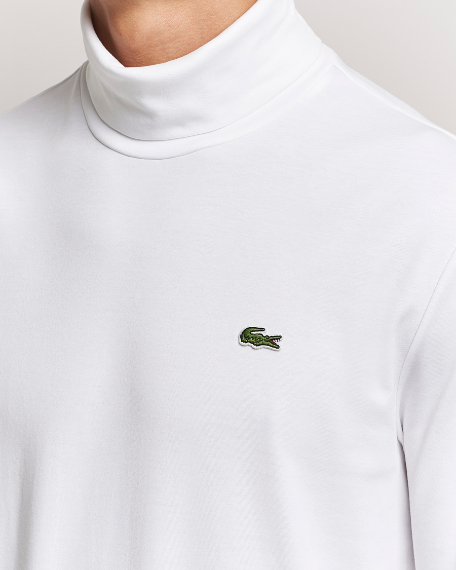 Homme | Pulls Et Tricots | Lacoste | Interlock Cotton Rollneck White