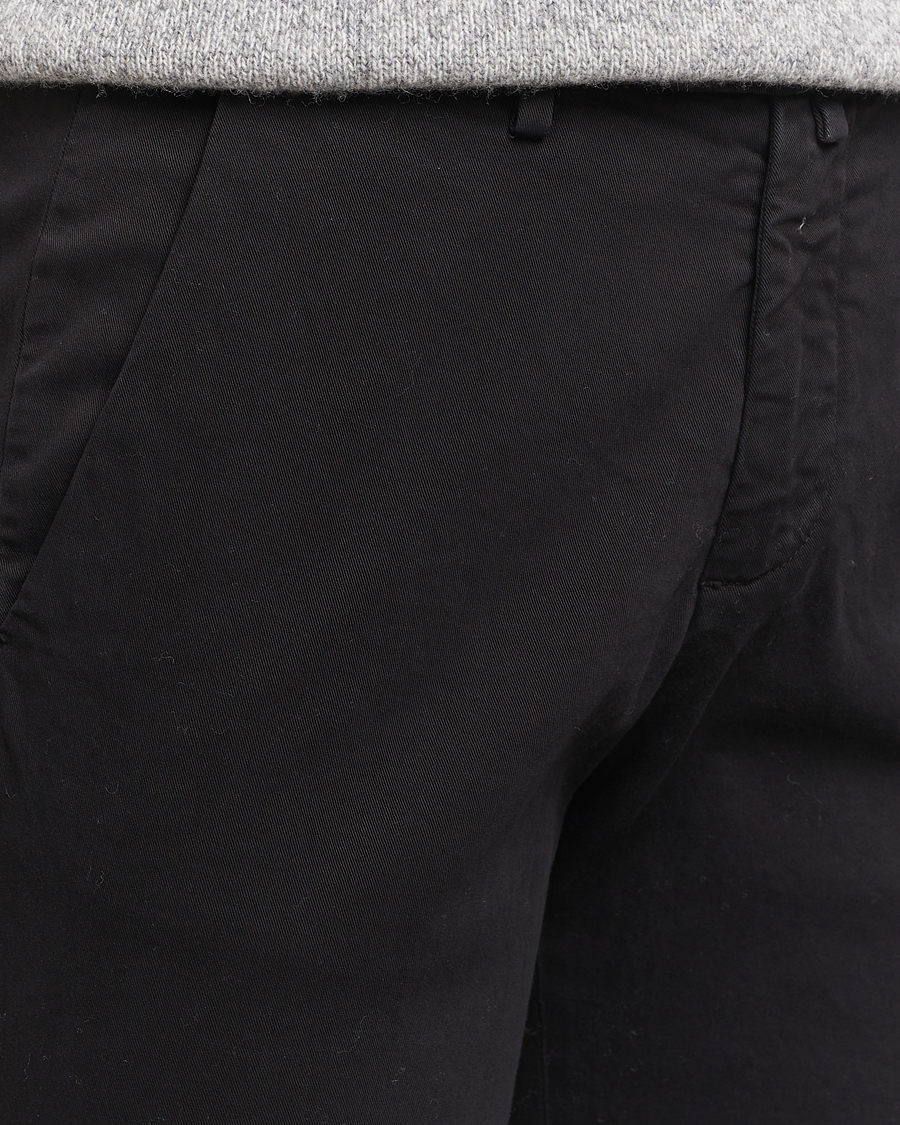 Homme | Pantalons | Briglia 1949 | Slim Fit Cotton Stretch Chino Black