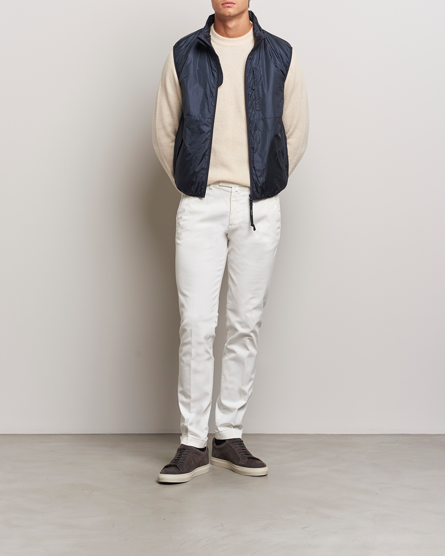 Homme | Pantalons | Briglia 1949 | Slim Fit Cotton Stretch Chino Off White