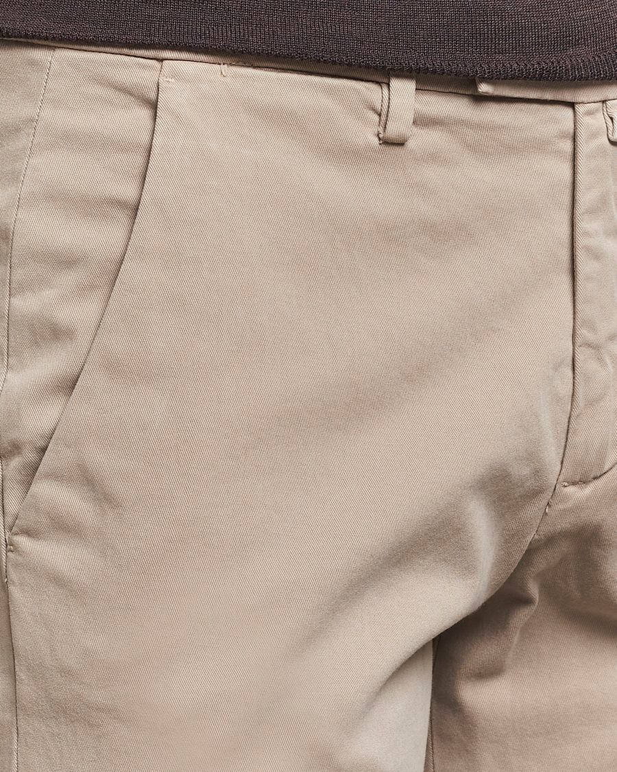 Homme | Pantalons | Briglia 1949 | Slim Fit Cotton Stretch Chino Beige