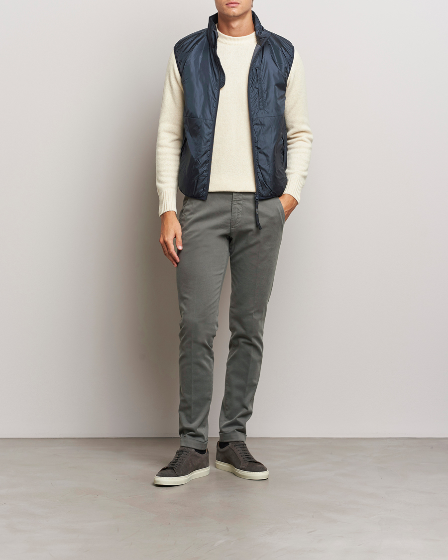 Homme | Pantalons | Briglia 1949 | Slim Fit Cotton Stretch Chino Grey