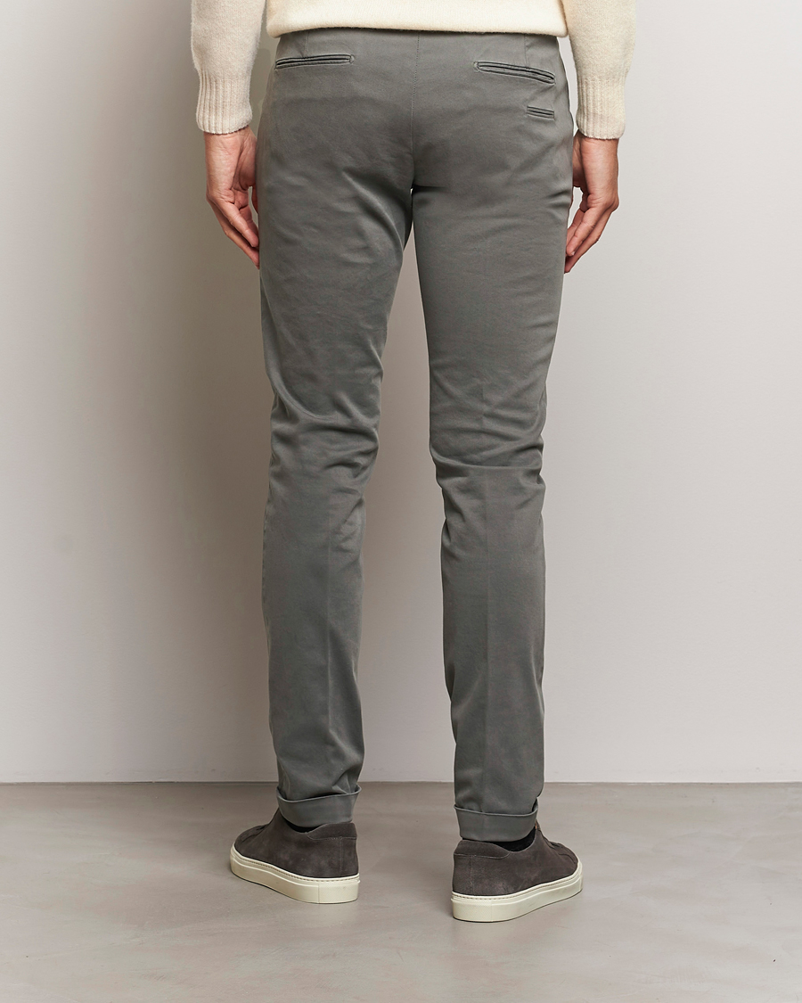 Homme | Pantalons | Briglia 1949 | Slim Fit Cotton Stretch Chino Grey