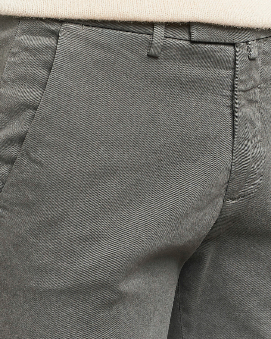Homme | Pantalons | Briglia 1949 | Slim Fit Cotton Stretch Chino Grey