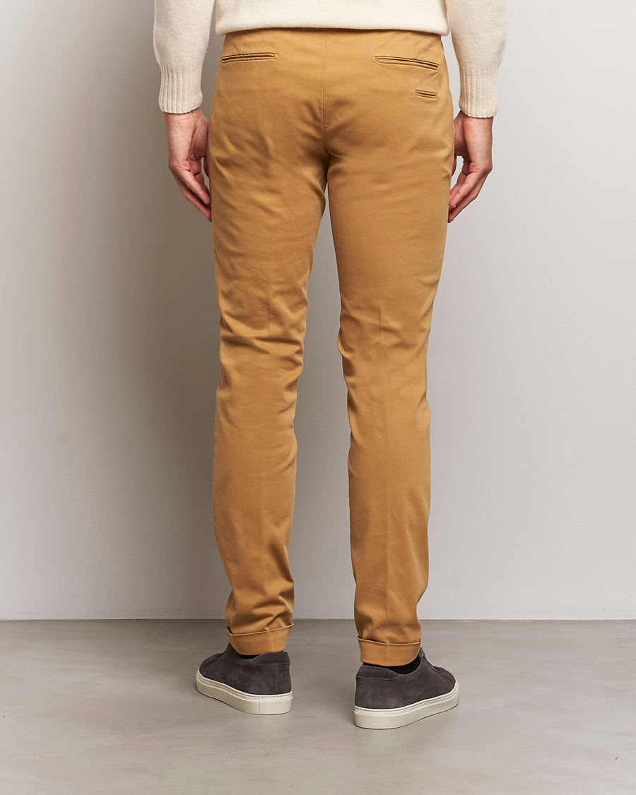 Homme | Pantalons | Briglia 1949 | Slim Fit Cotton Stretch Chino Camel