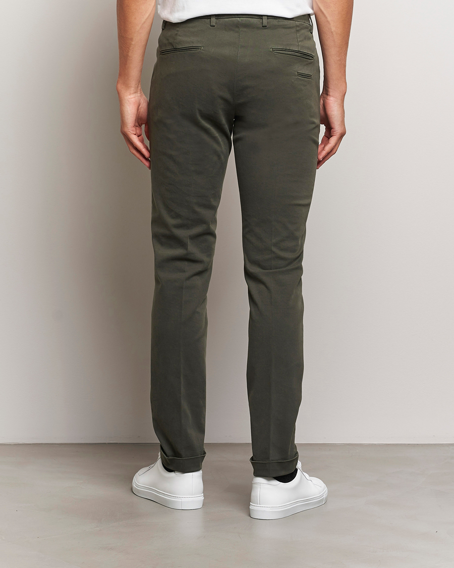 Homme | Pantalons | Briglia 1949 | Slim Fit Cotton Stretch Chino Military