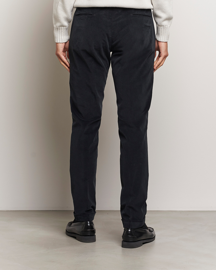 Homme | Pantalons | Briglia 1949 | Slim Fit Corduroy Trousers Black