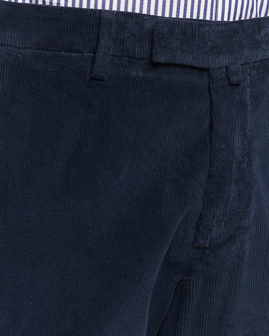 Homme | Pantalons | Briglia 1949 | Slim Fit Corduroy Trousers Navy